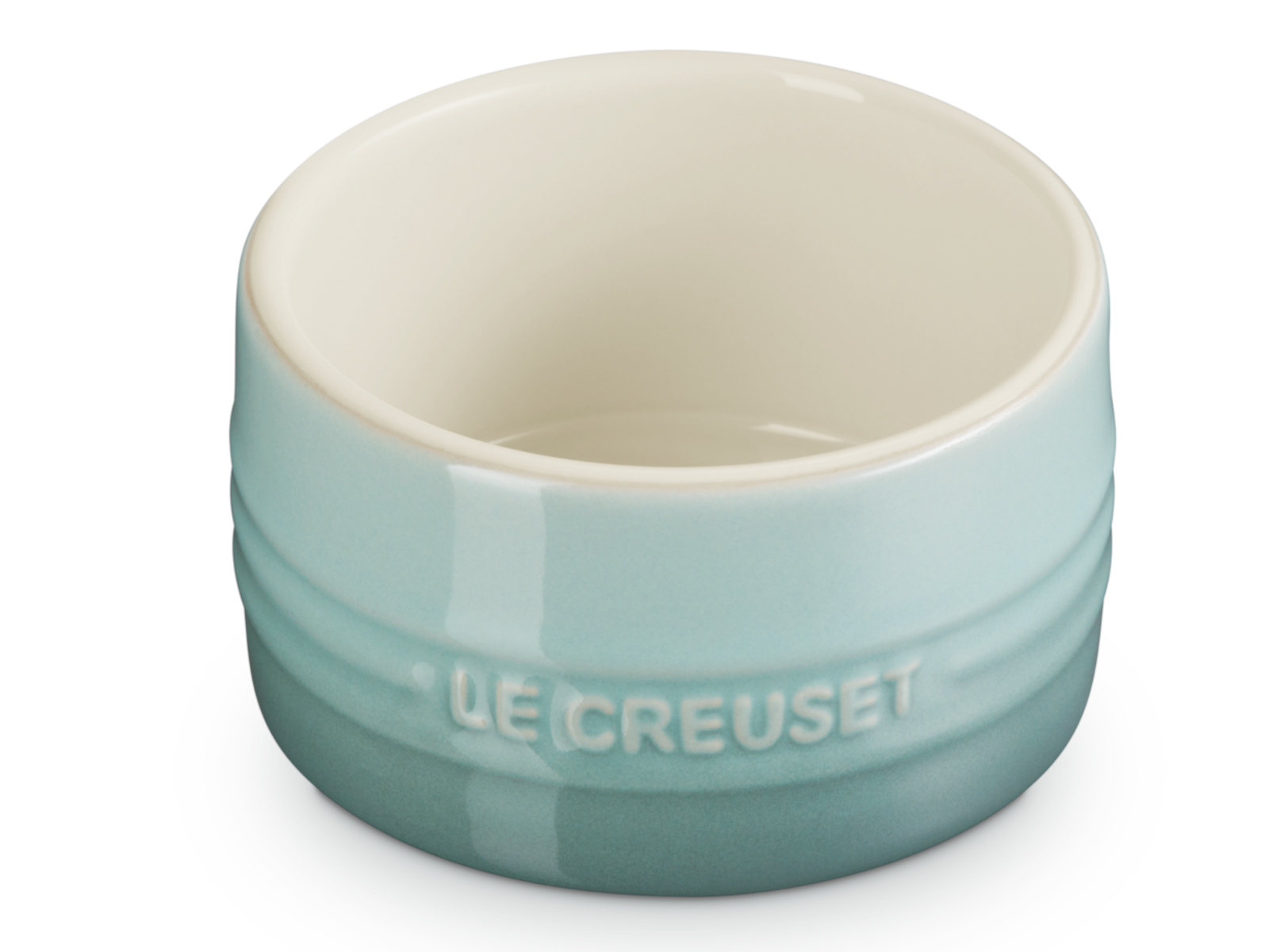 Le Creuset stapelbares Förmchen sea salt 8cm Freisteller 2
