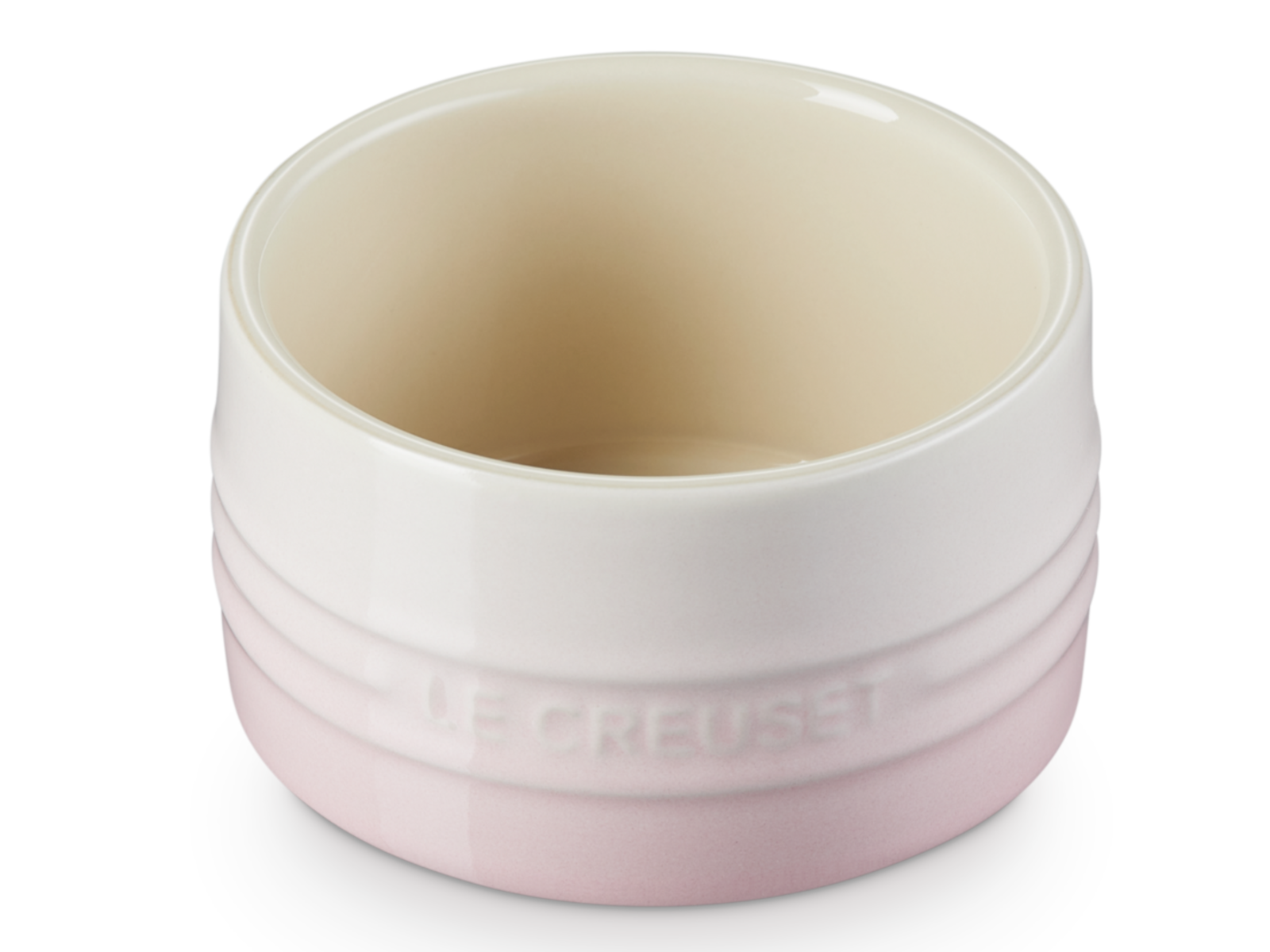 Le Creuset Mini-Cocotte shell pink 8cm Freisteller 2