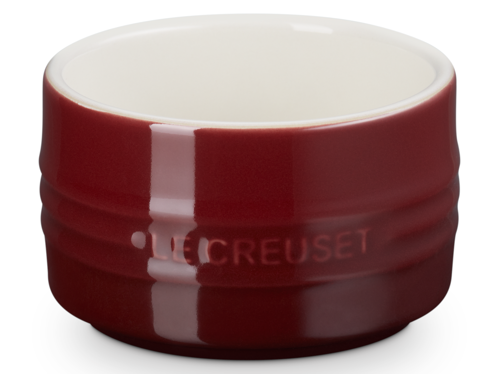 Le Creuset stapelbares Förmchen garnet 8cm Freisteller 1