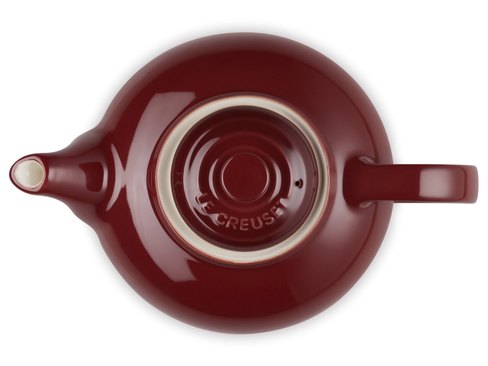 Le Creuset Kanne Klassik garnet 1,3l Freisteller 5