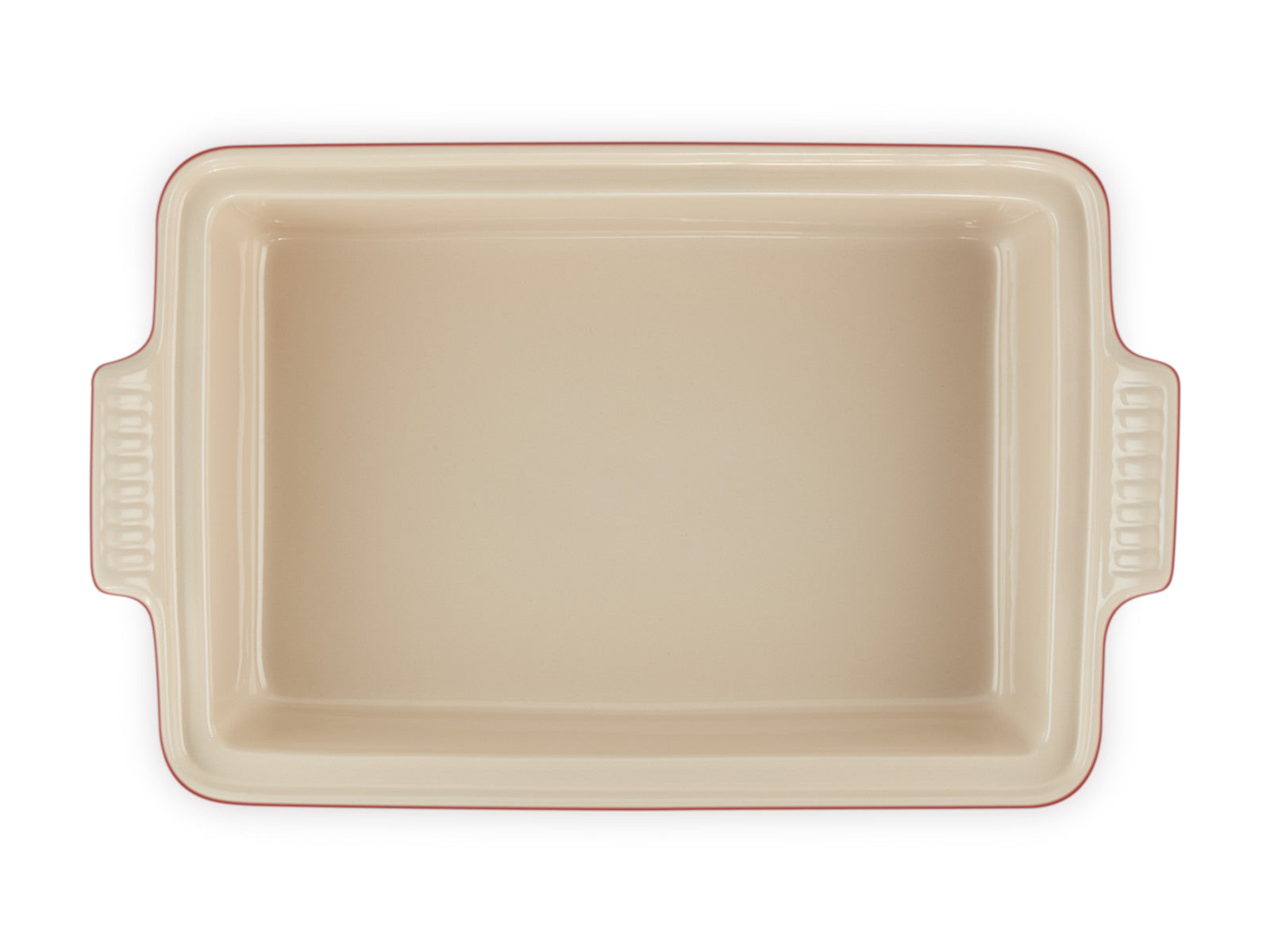 Le Creuset Auflaufform mit Deckel Tradition rechteckig kirschrot 33cm Freisteller 4