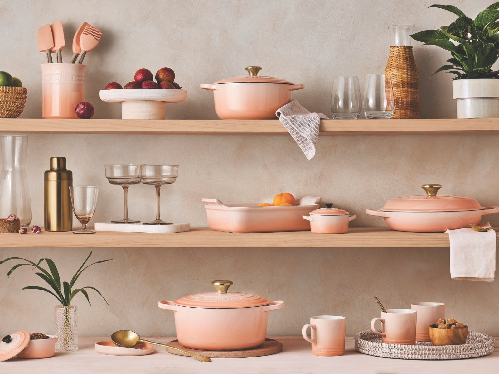 Le Creuset Auflaufform Tradition rechteckig pêche 32cm - Produktbild 6