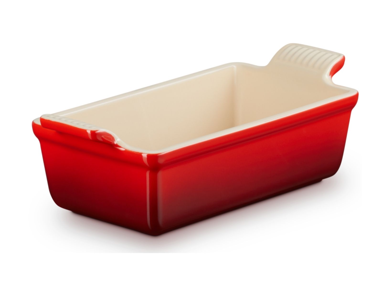 Le Creuset Backform Tradition rechteckig kirschrot 23cm - Produktbild 3
