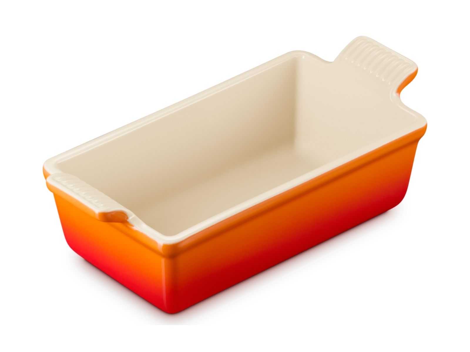 Le Creuset Backform Tradition rechteckig ofenrot 23cm - Produktbild 4