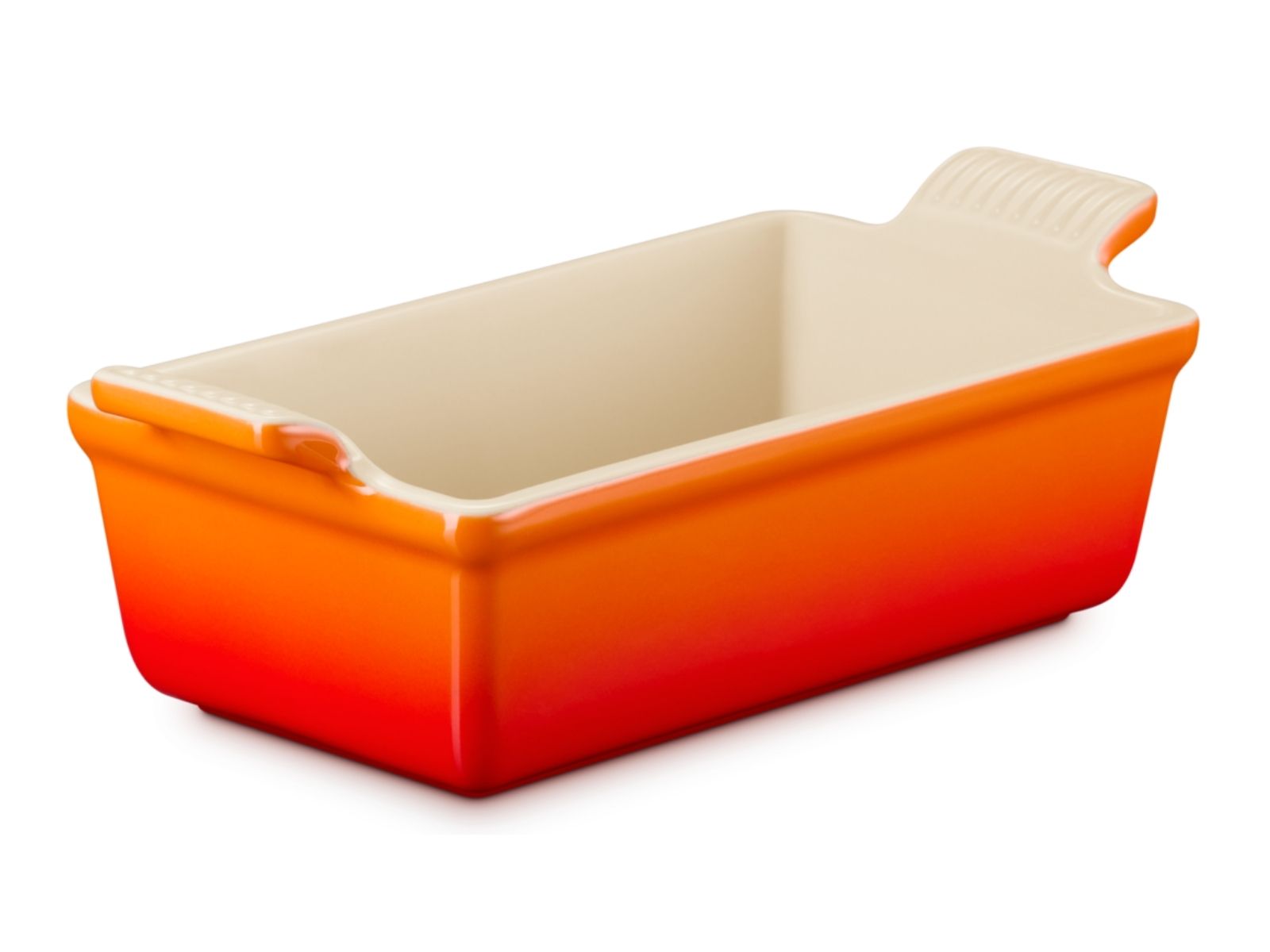 Le Creuset Backform Tradition rechteckig ofenrot 23cm - Produktbild 2