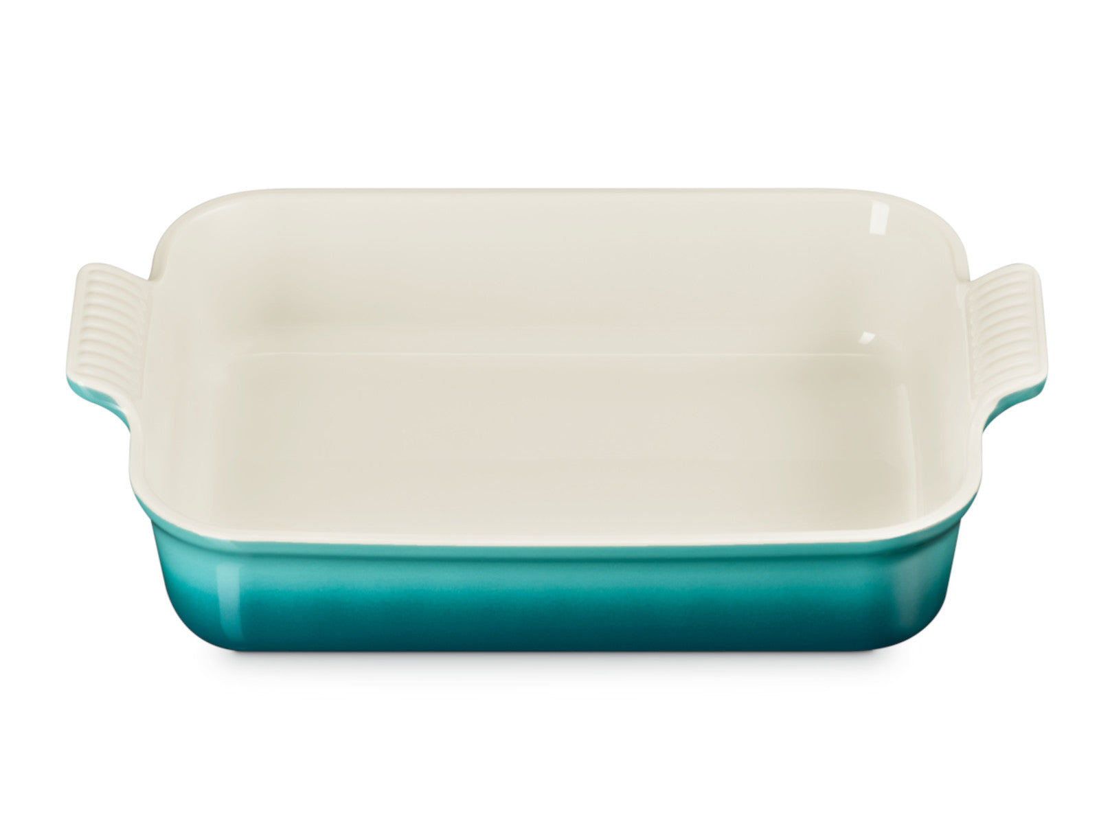 Le Creuset Backform Tradition rechteckig bleu riviera 23cm - Produktbild 2