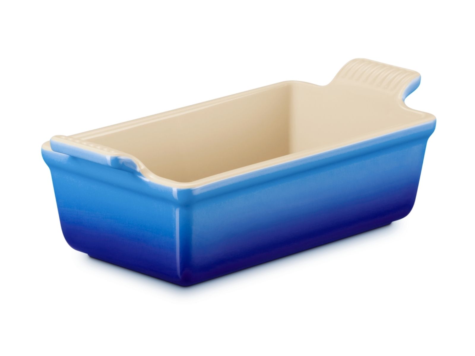 Le Creuset Backform Tradition rechteckig azure 23cm - Produktbild 2