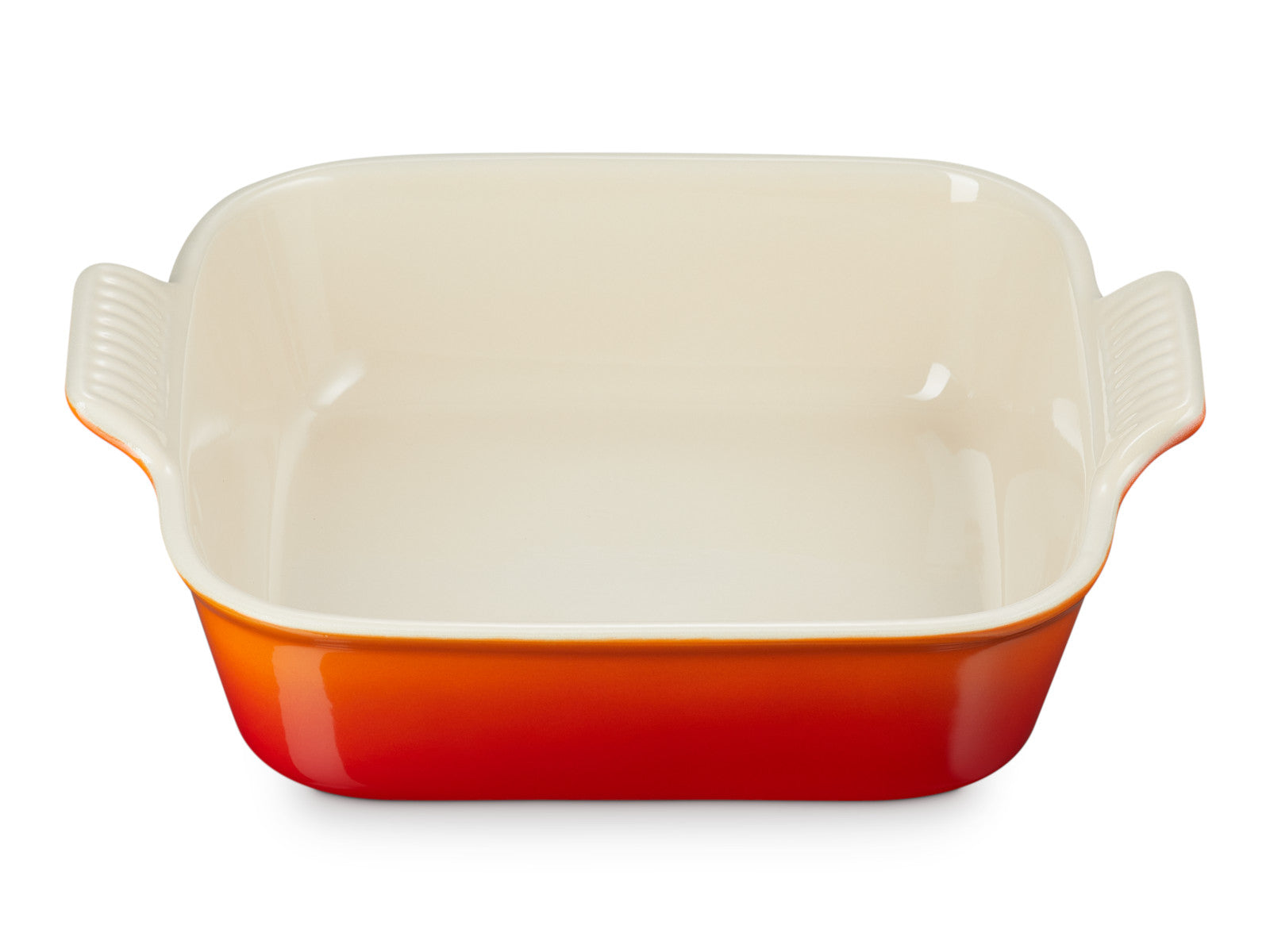 Le Creuset Auflaufform Tradition quadratisch ofenrot 23cm Freisteller 6
