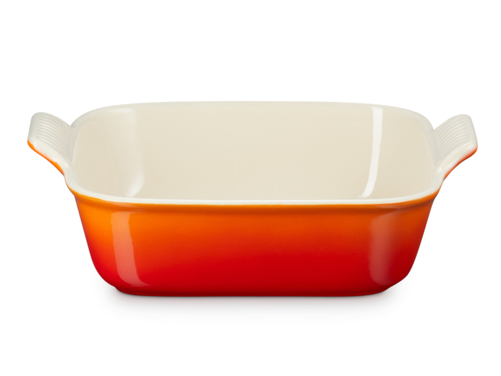 Le Creuset Auflaufform Tradition quadratisch ofenrot 23cm Freisteller 1
