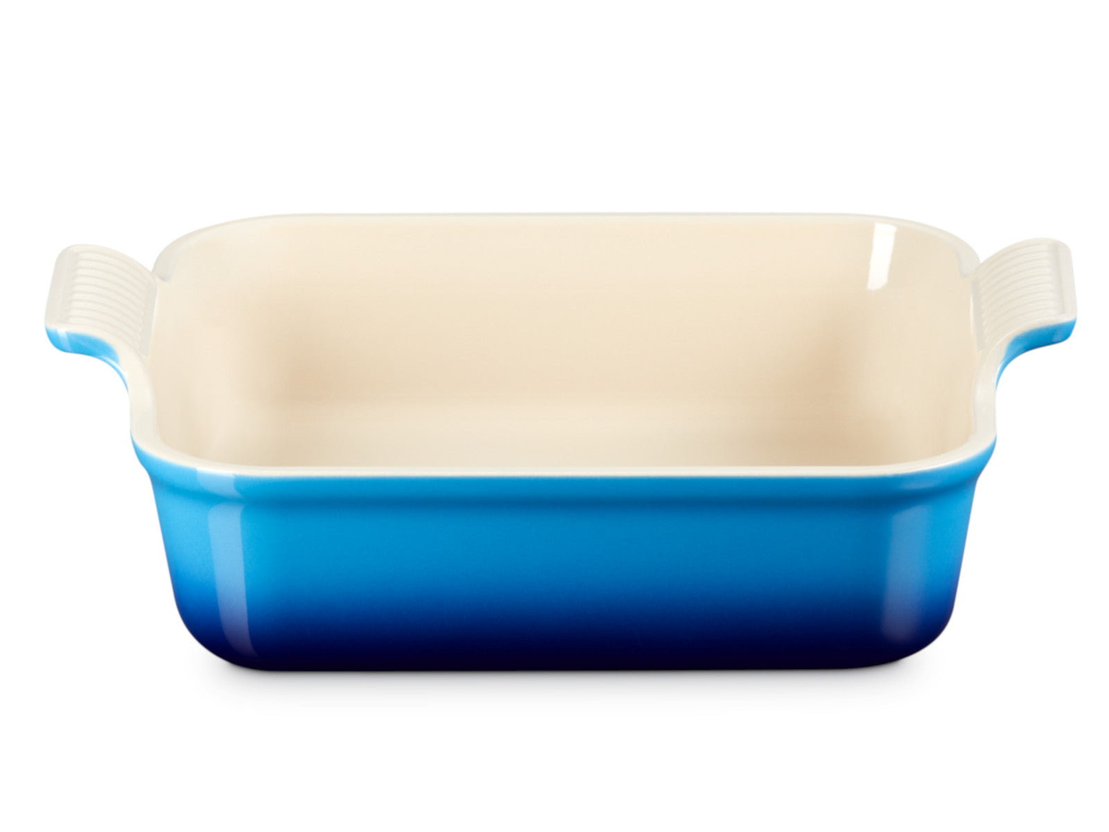 Le Creuset Auflaufform Tradition quadratisch azure 23cm Freisteller 1
