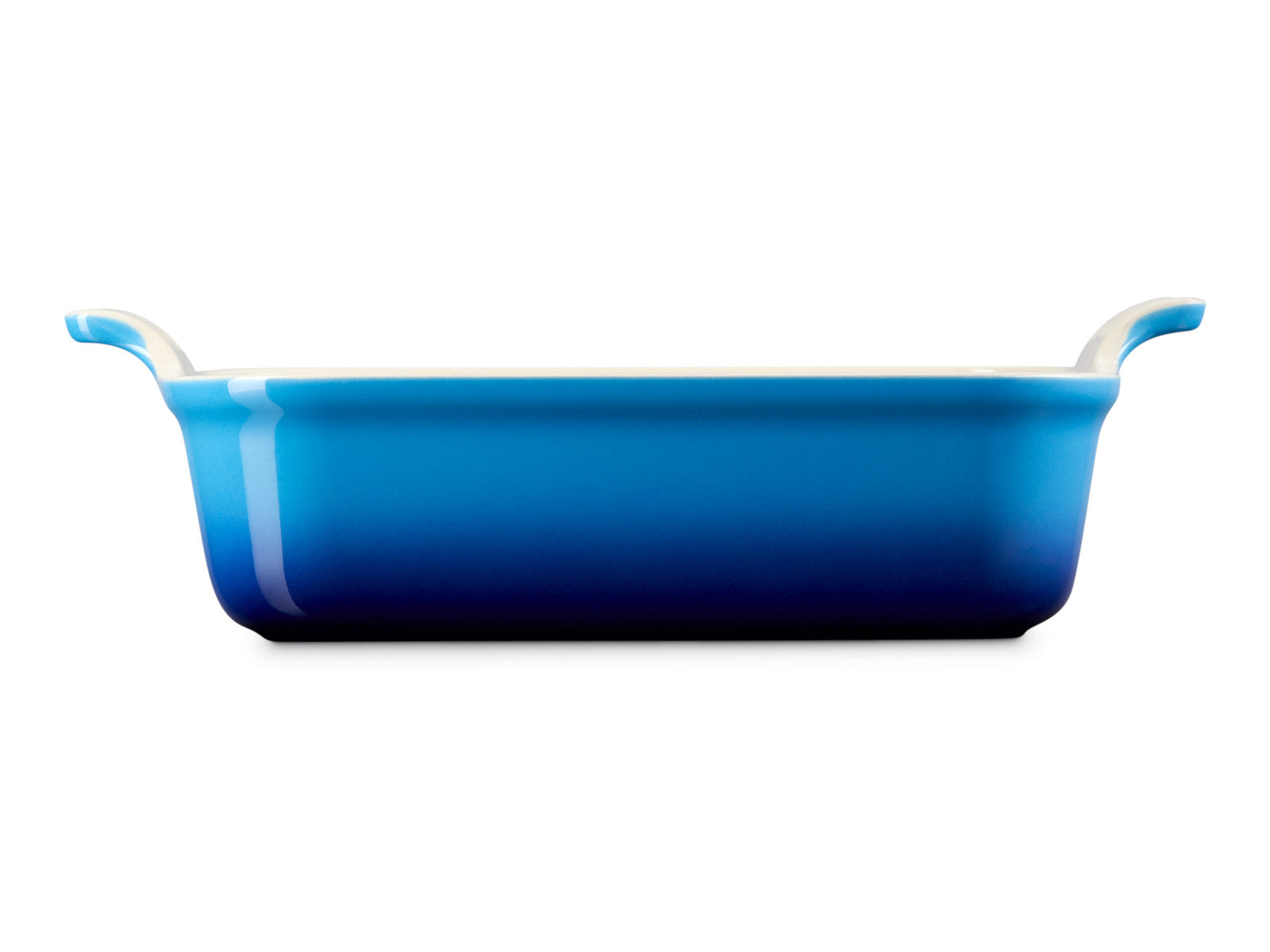 Le Creuset Auflaufform Tradition quadratisch azure 23cm Freisteller 3