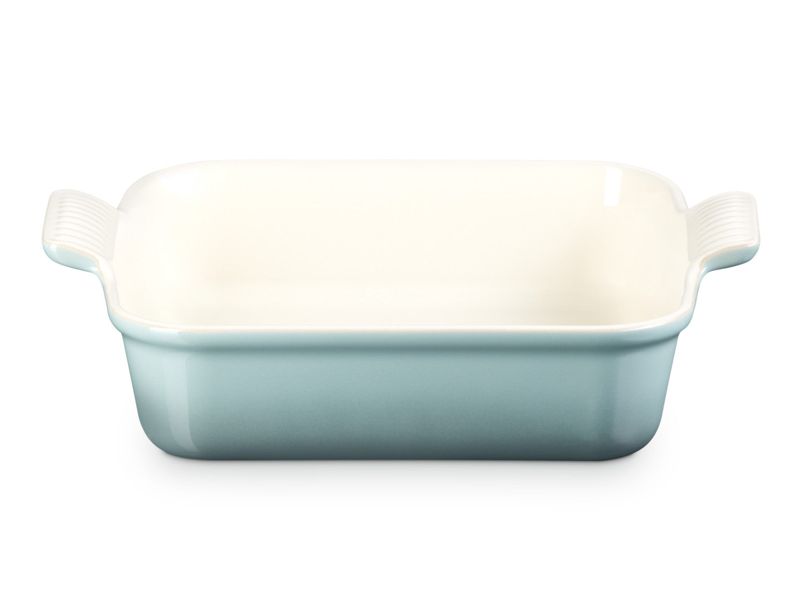 Le Creuset Auflaufform Tradition quadratisch sea salt 23cm Freisteller 1