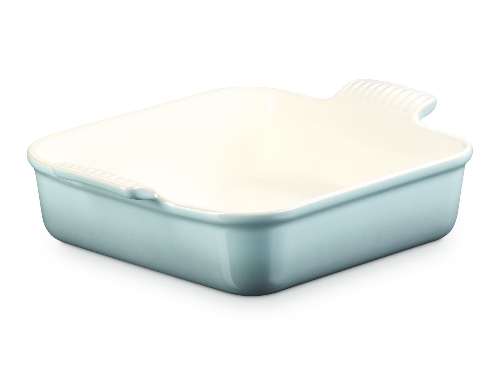 Le Creuset Auflaufform Tradition quadratisch sea salt 23cm Freisteller 5