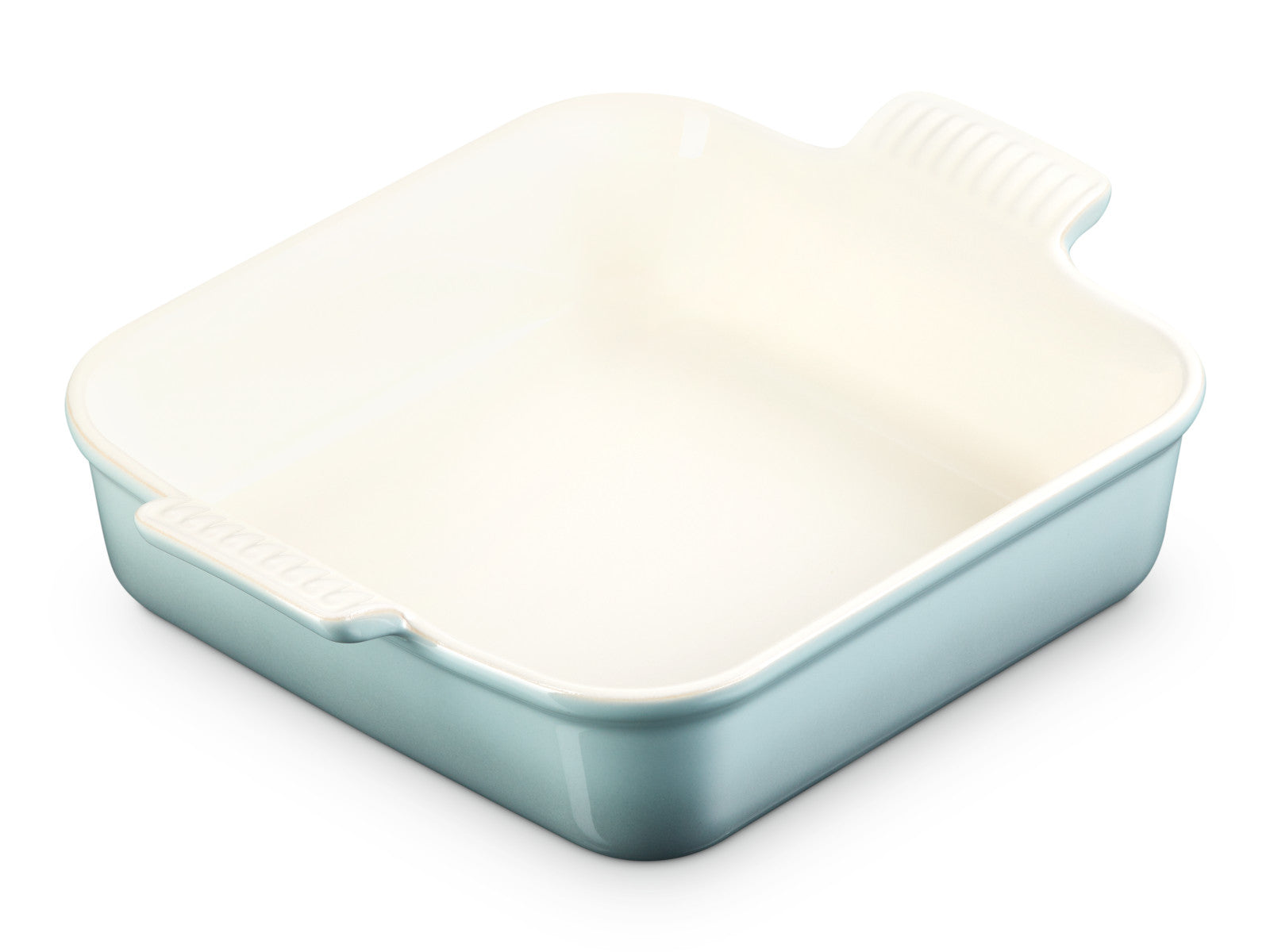 Le Creuset Auflaufform Tradition quadratisch sea salt 23cm Freisteller 3