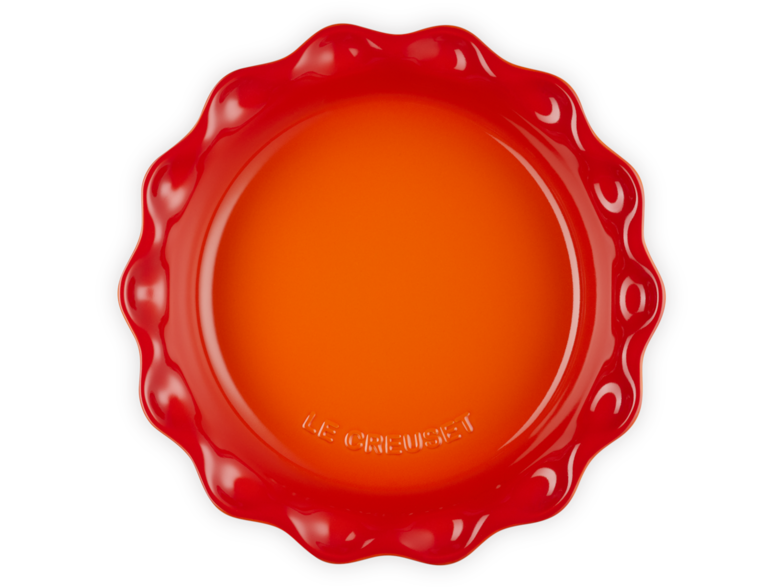 Le Creuset Pie-Form ofenrot 23cm Freisteller 3
