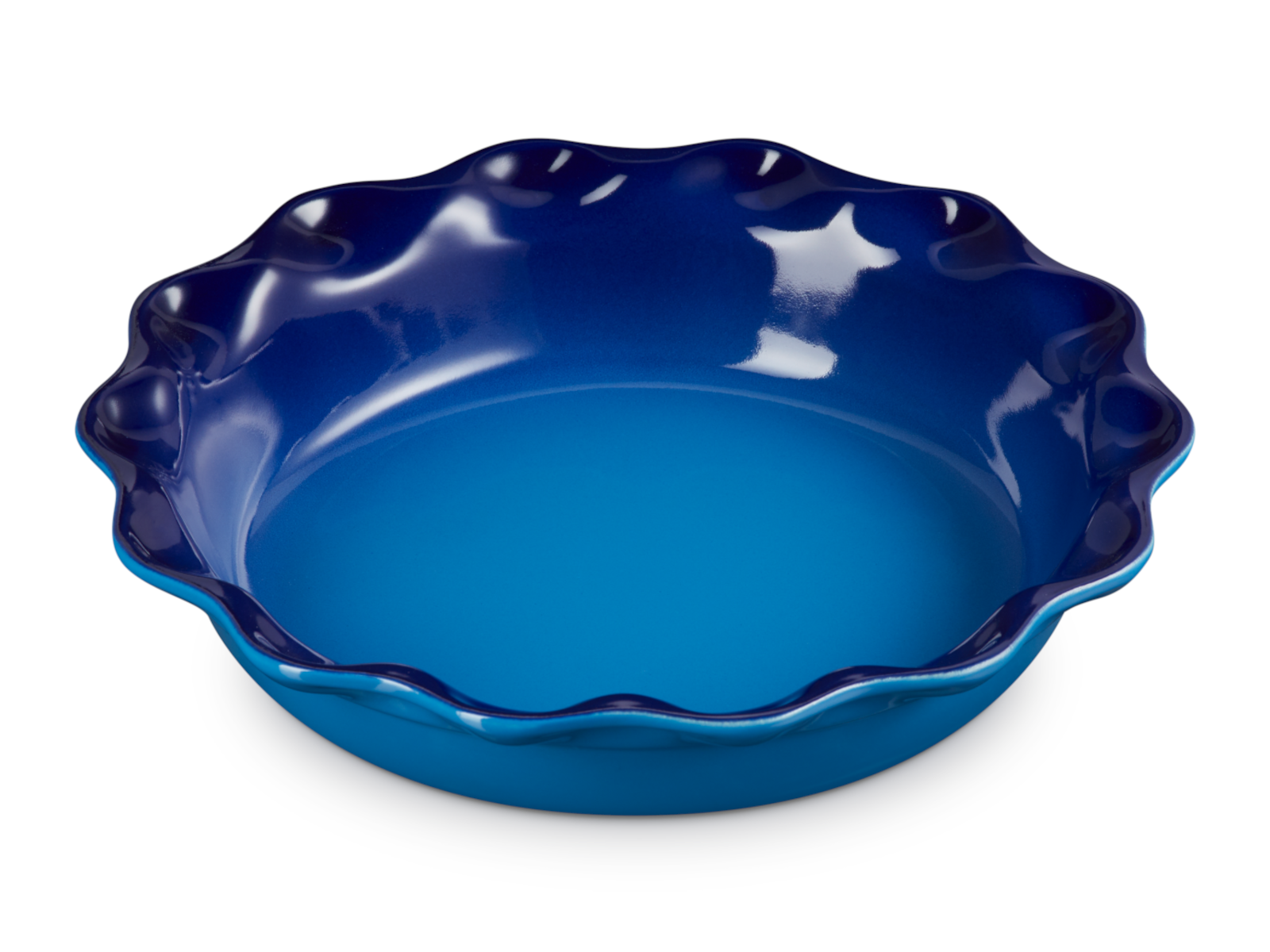 Le Creuset Pie-Form azure 23cm Freisteller 1