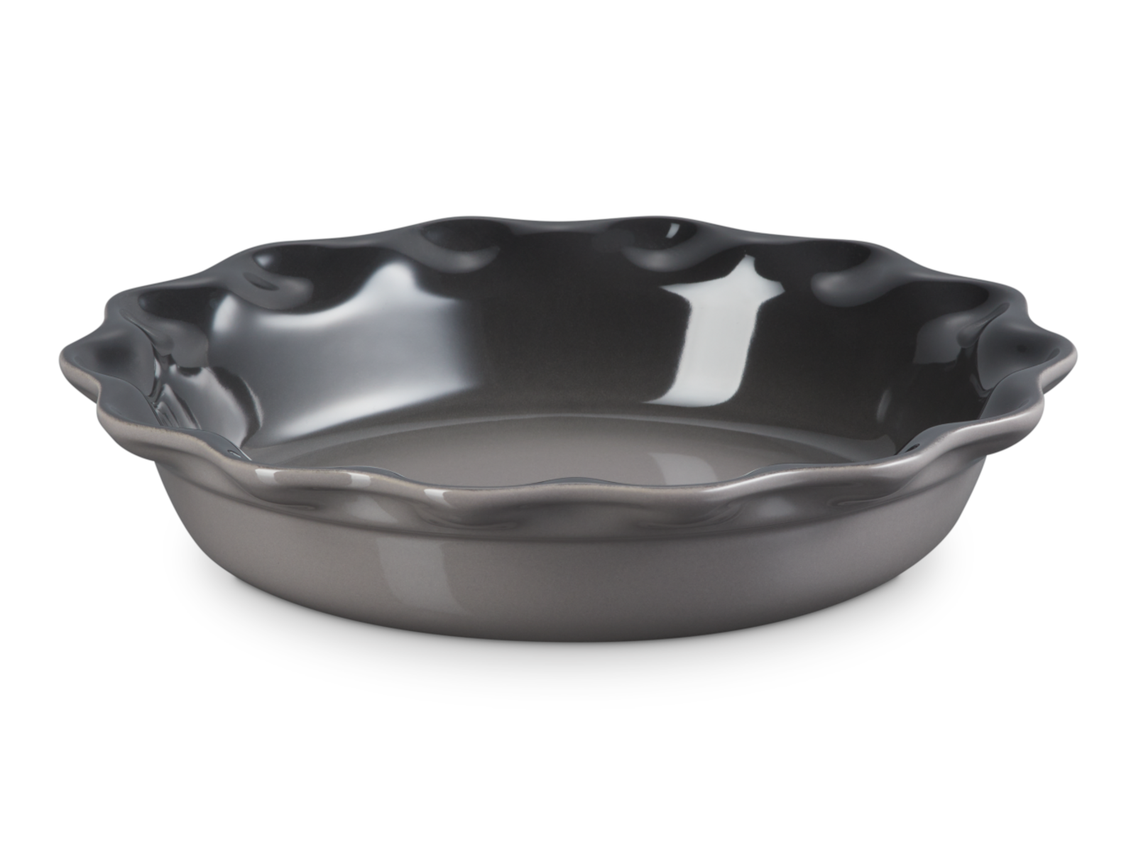 Le Creuset Pie-Form flint 23cm Freisteller 2 