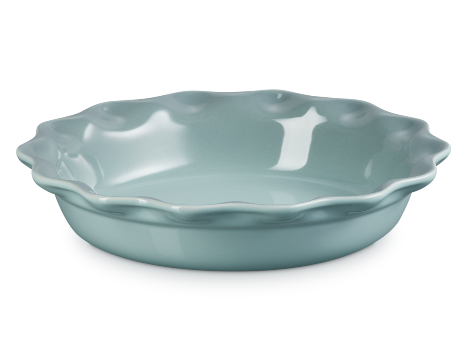 Le Creuset Pie-Form sea salt 23cm Freisteller 4
