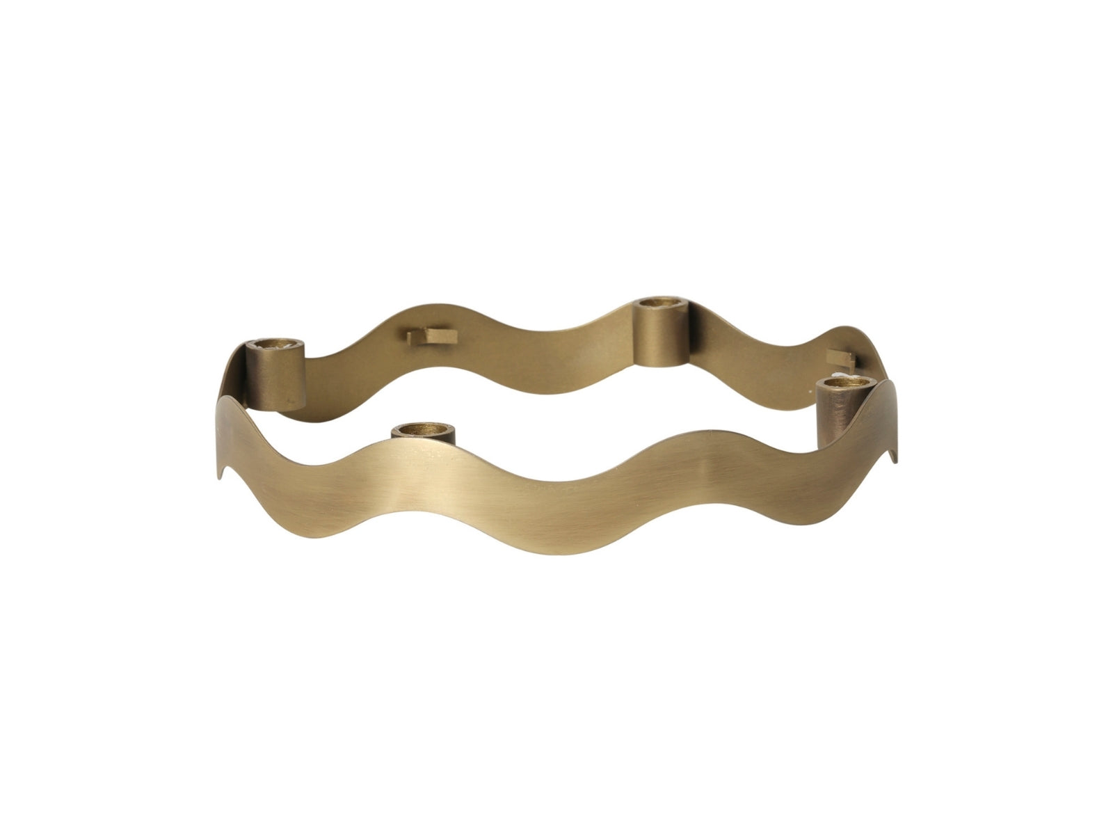 Broste Copenhagen Halo Leuchter gold 18cm - Produktbild 1