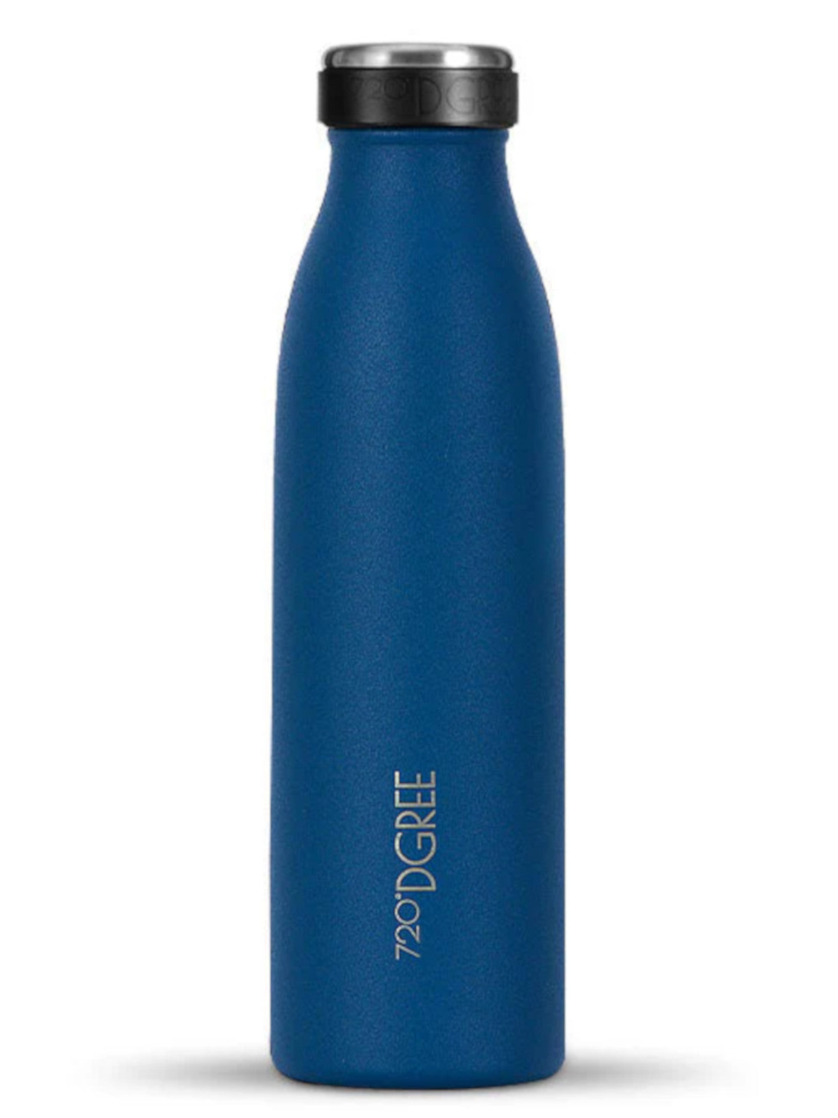 720°DGREE Isolier Trinkflasche milkyBottle Edelstahl deep blue powder robust 0,5l Freisteller 1