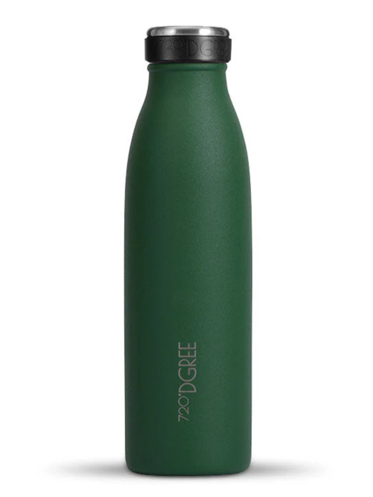 720°DGREE Isolier Trinkflasche milkyBottle Edelstahl forest green powder robust 0,5l Freisteller 1