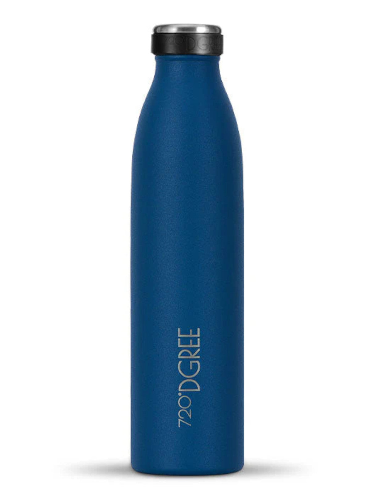 720°DGREE Isolier Trinkflasche milkyBottle Edelstahl deep blue powder robust 0,75l Freisteller 1