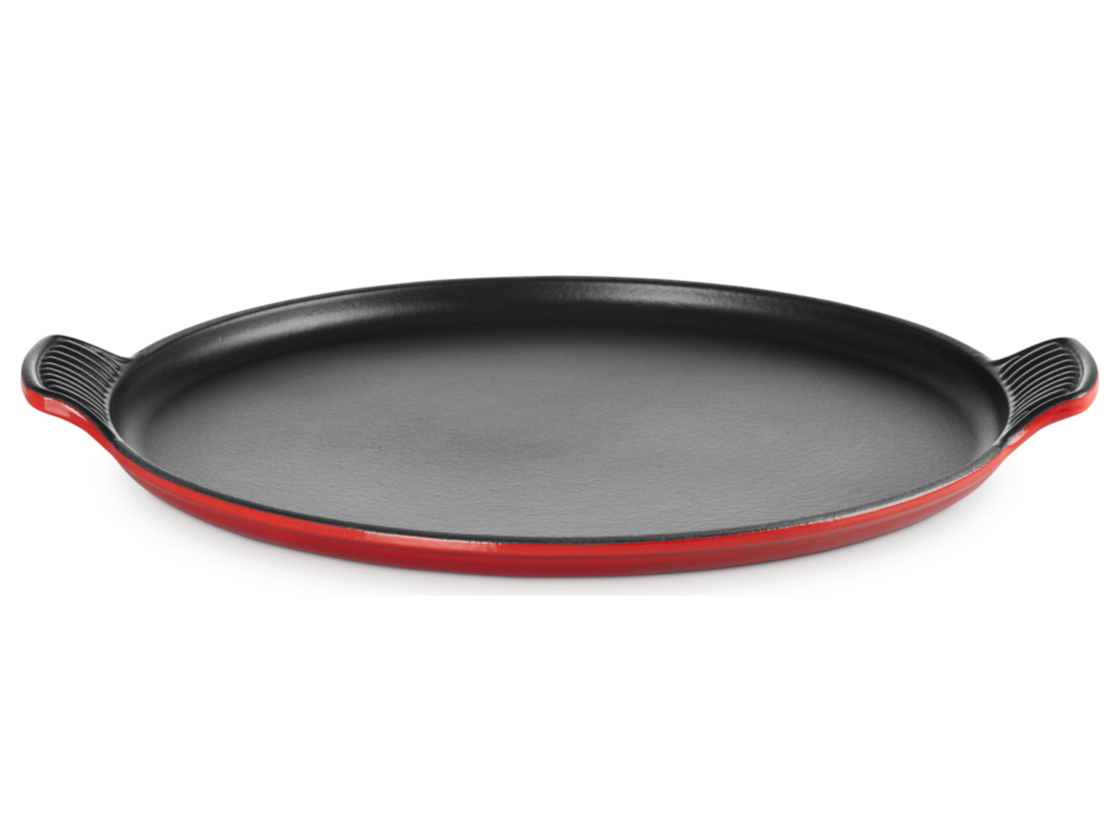 Le Creuset Pizzaplatte Bistro kirschrot 32cm Freisteller 1