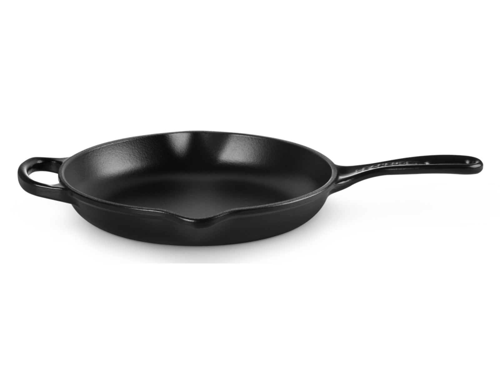 Le Creuset Brat- und Servierpfanne Signature rund schwarz matt 23cm Freisteller 2
