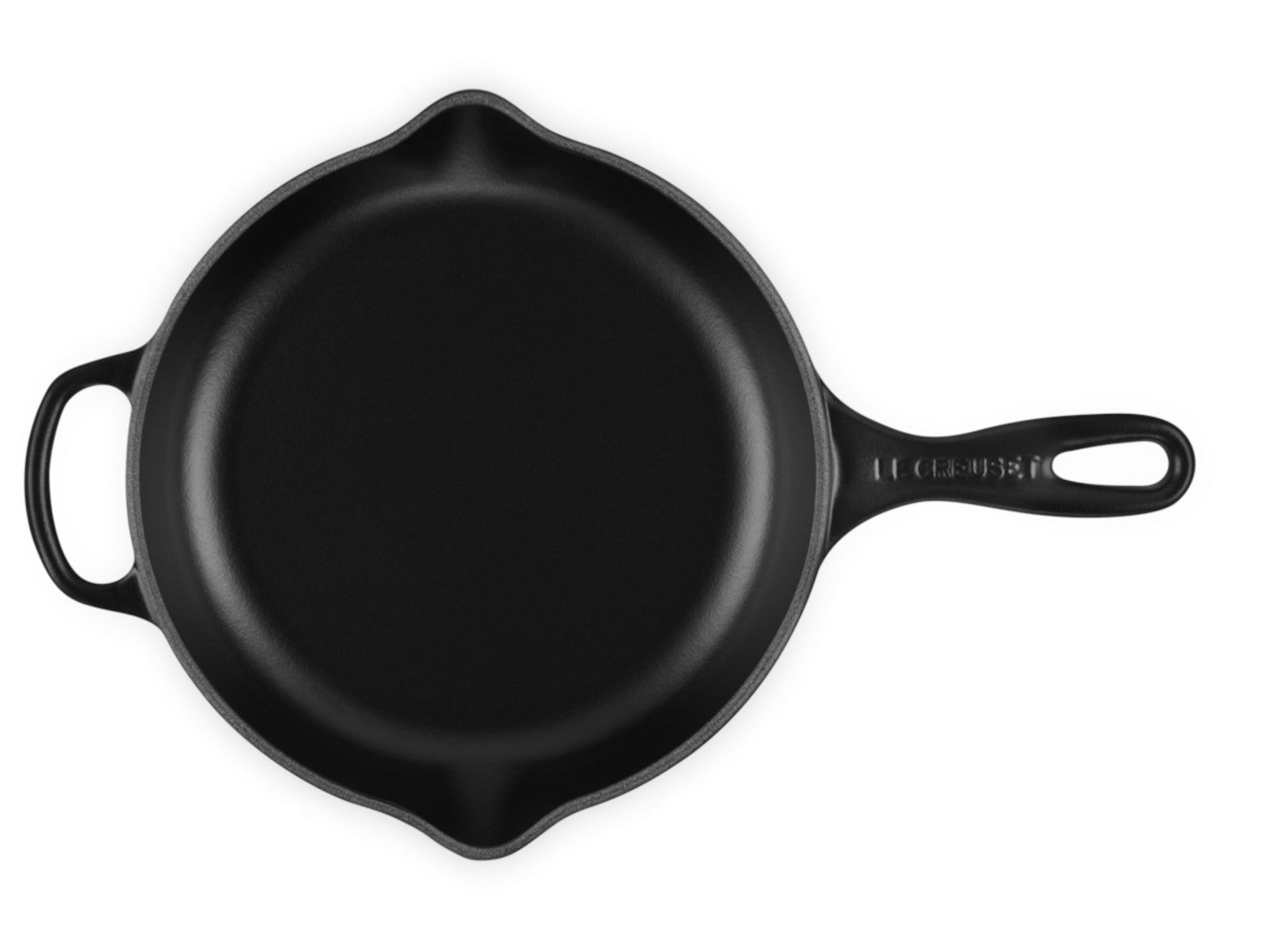 Le Creuset Brat- und Servierpfanne Signature rund schwarz matt 23cm Freisteller 4