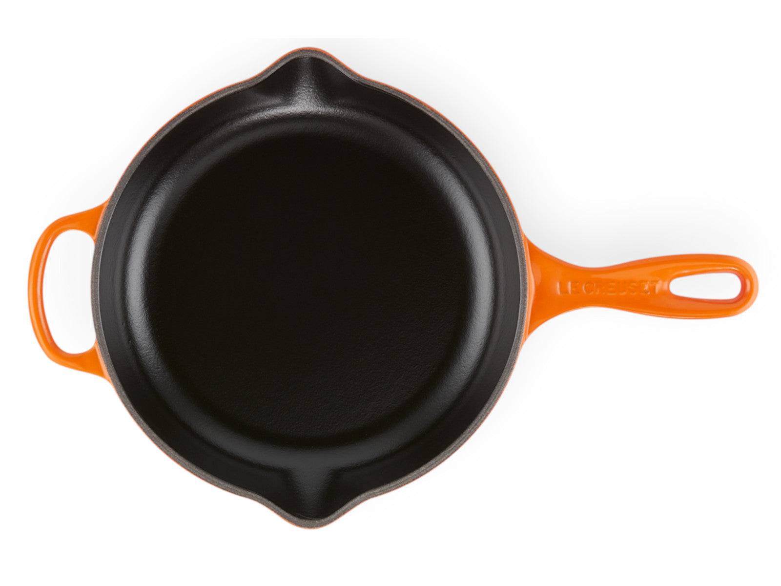 Le Creuset Brat- und Servierpfanne Signature rund ofenrot 23cm Freisteller 3