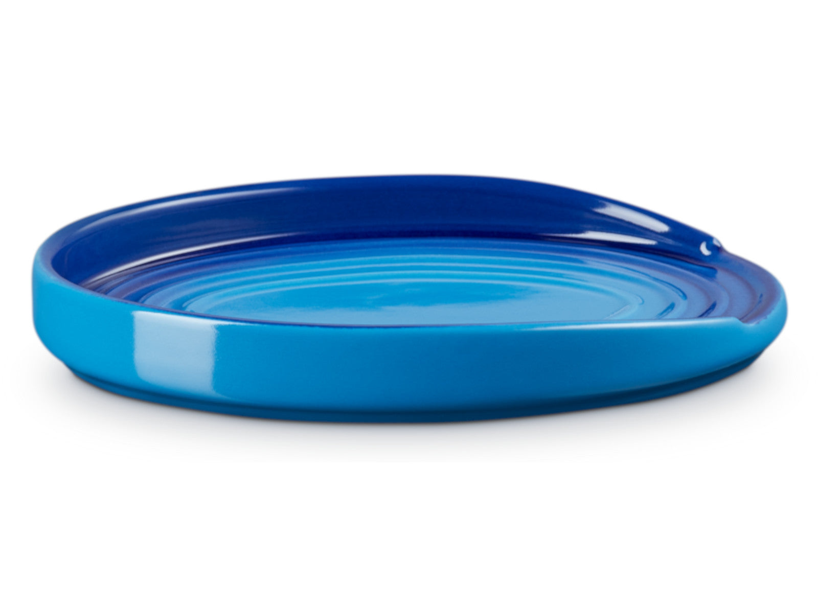 Le Creuset Löffelablage oval azure 16cm Freisteller 3