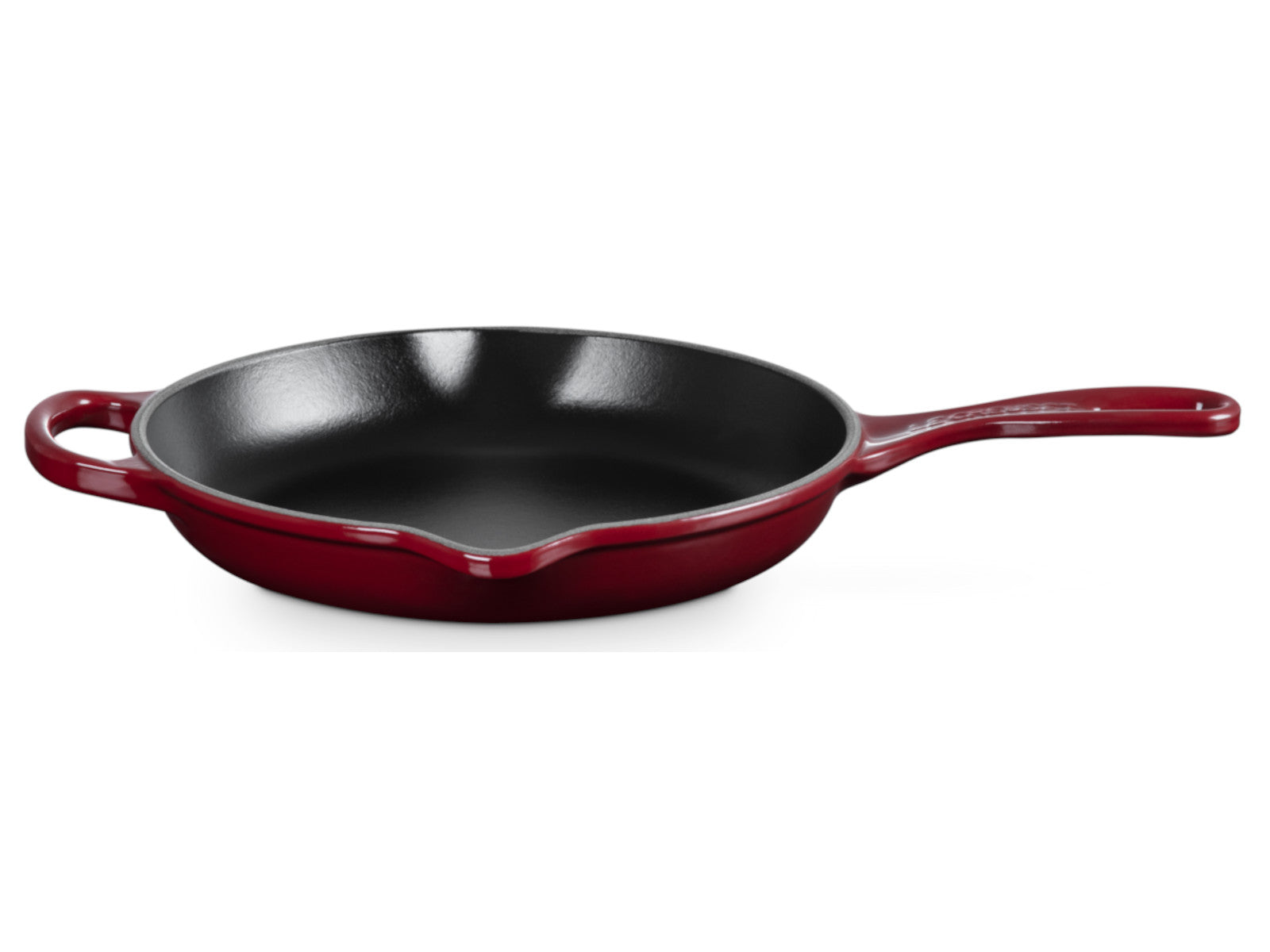 Le Creuset Brat- und Servierpfanne Signature rund garnet 23cm Freisteller 2