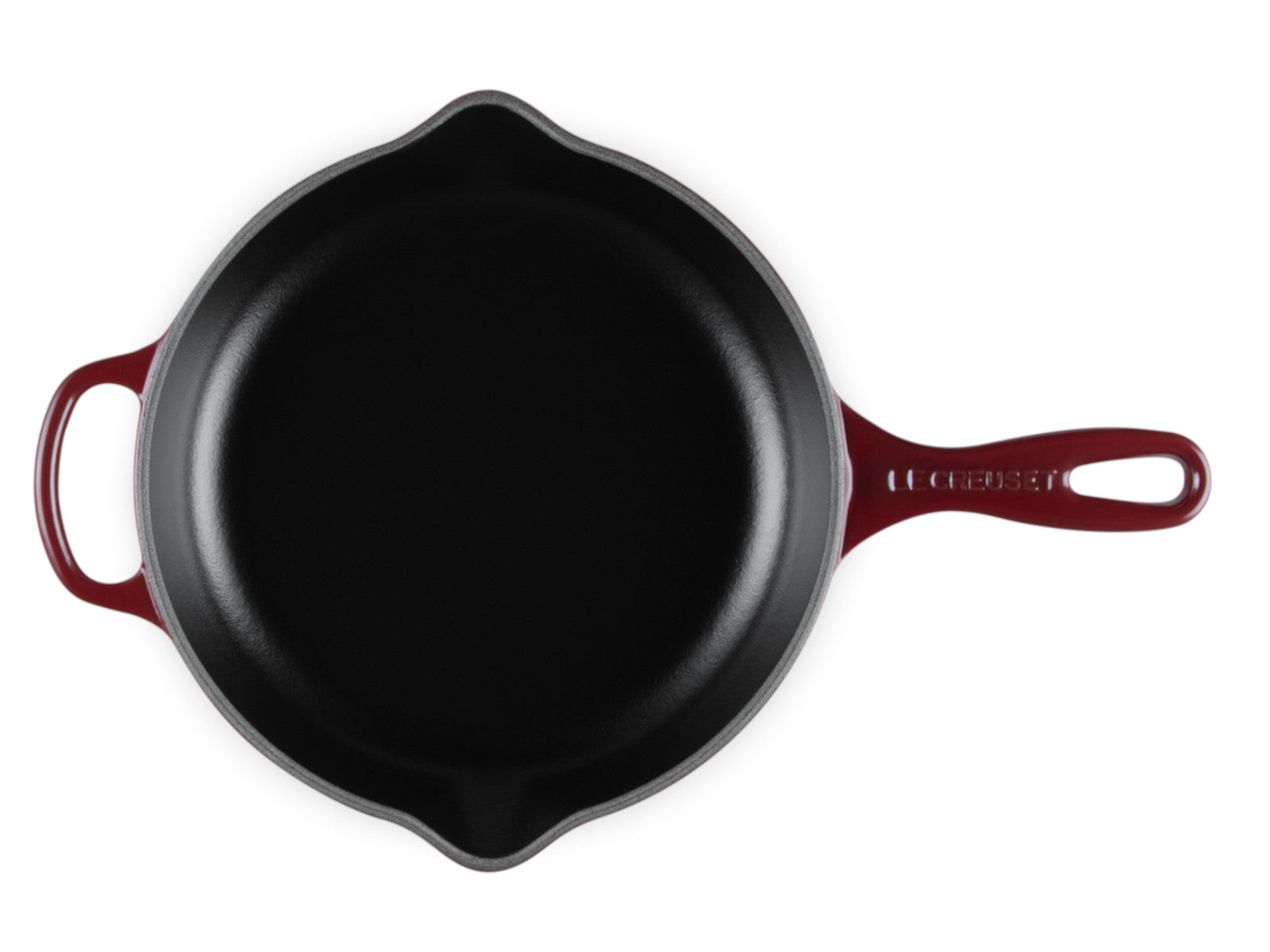 Le Creuset Brat- und Servierpfanne Signature rund garnet 23cm Freisteller 5