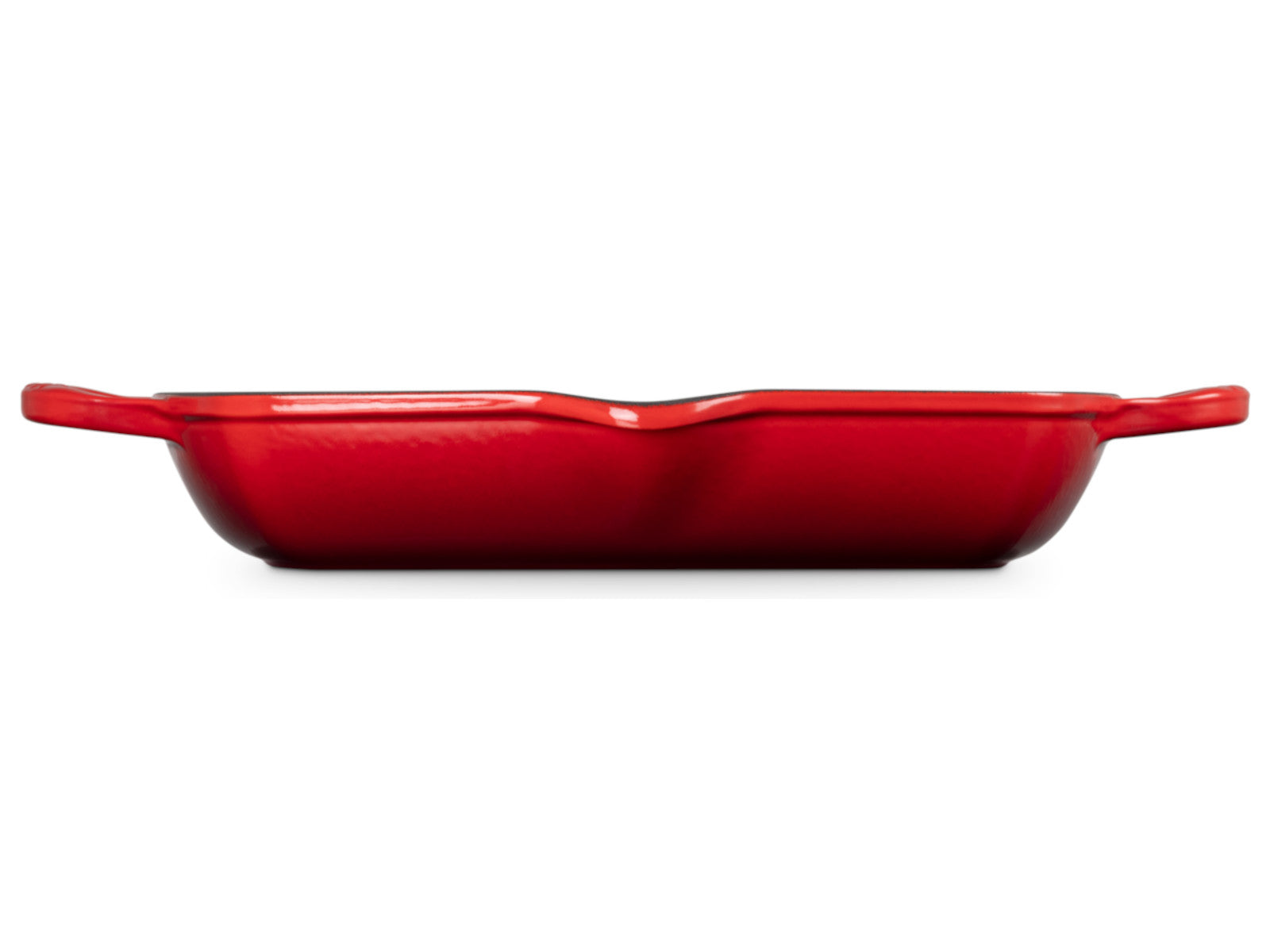 Le Creuset Grillpfanne Signature quatratisch kirschrot 30cm Freisteller 3