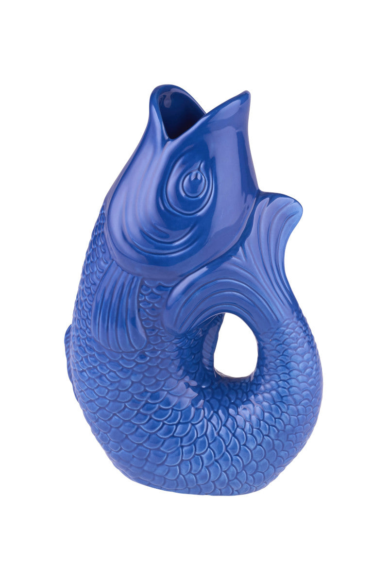 Giftcompany Monsieur Carafon Vase / Karaffe Fisch S azure 1,2l