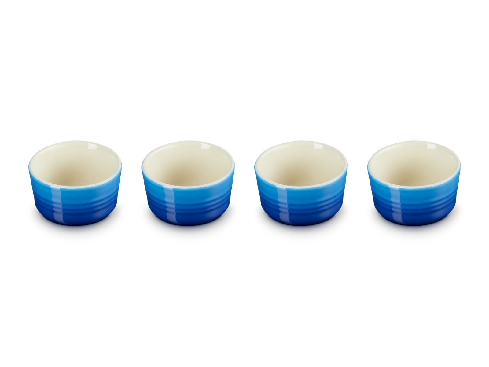 Le Creuset Mini Förmchen 0,1l Set 4tlg azure - Produktbild 2