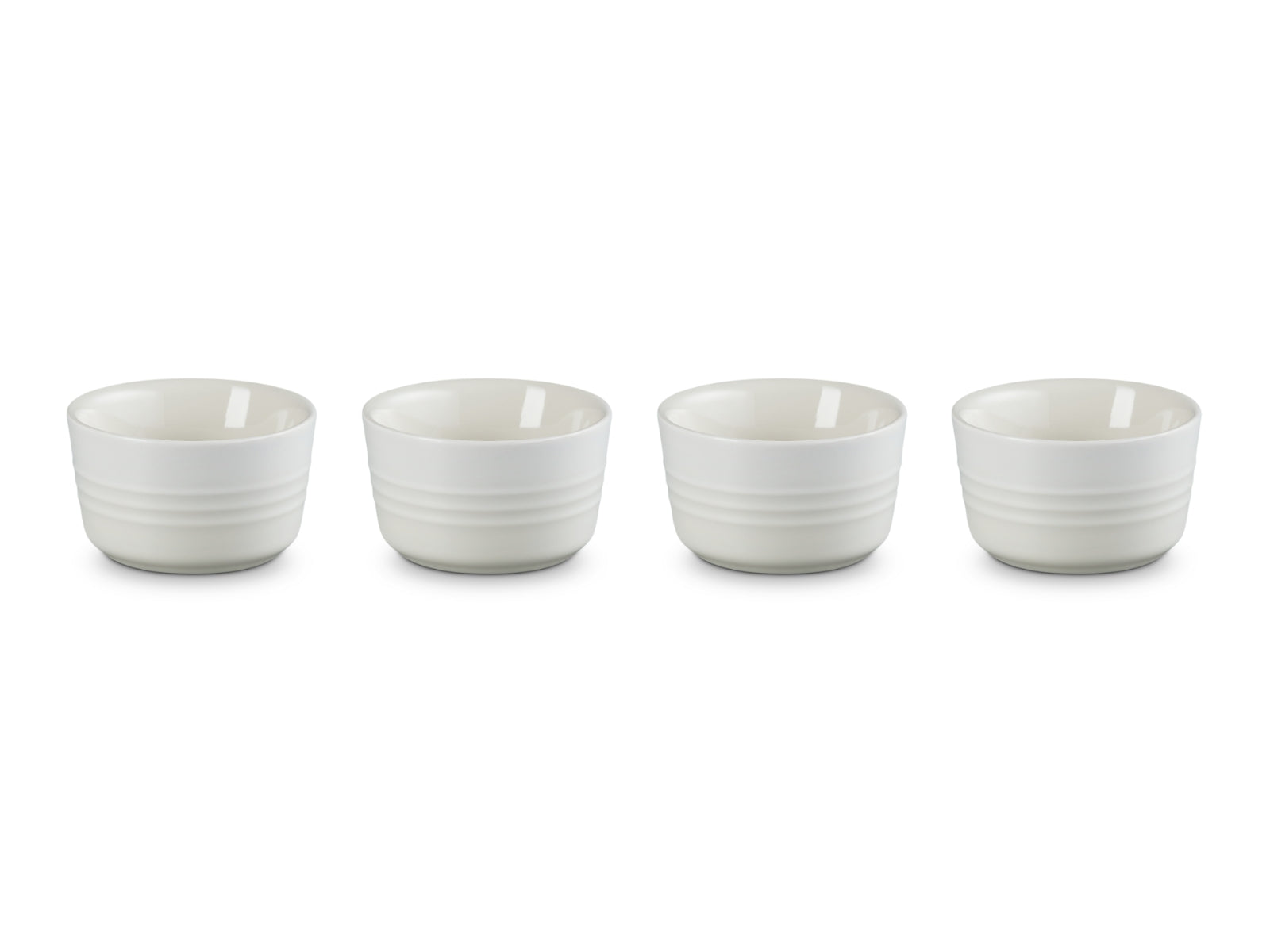 Le Creuset Mini Förmchen 0,1l Set 4tlg meringue - Produktbild 1