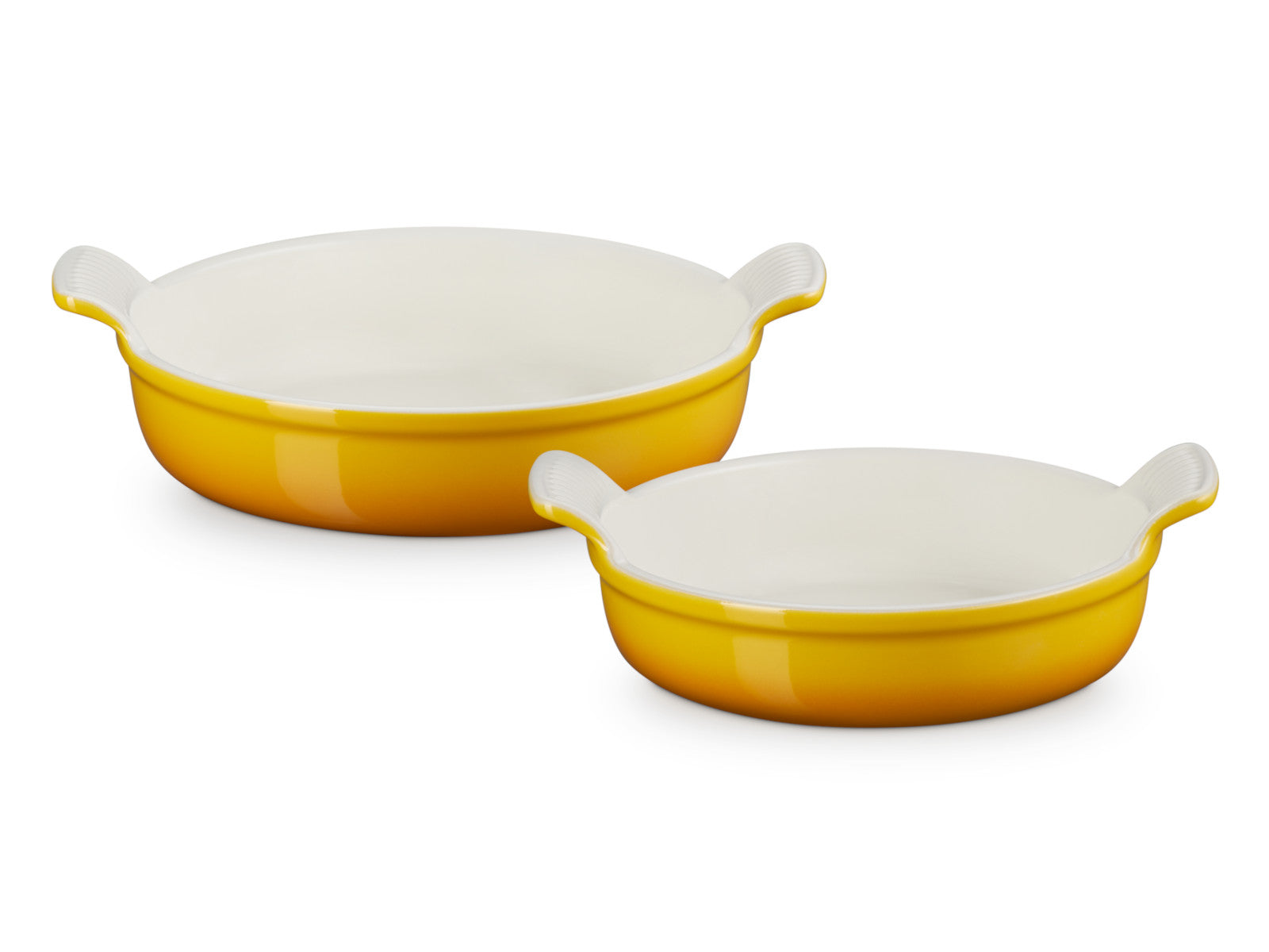 Le Creuset Auflaufform Tradition rund nectar 20/24cm Set 2tlg Freisteller 1