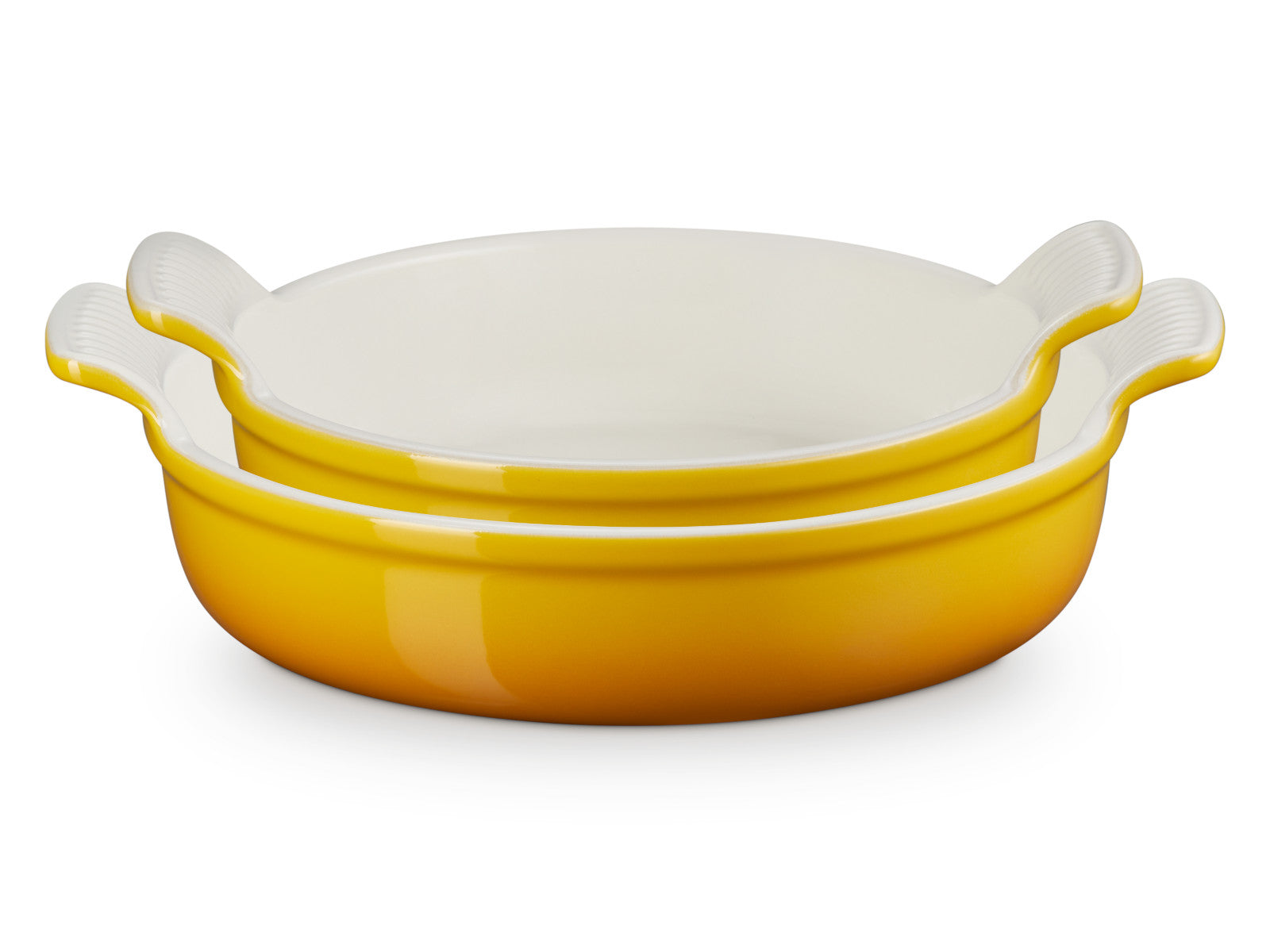 Le Creuset Auflaufform Tradition rund nectar 20/24cm Set 2tlg Freisteller 2