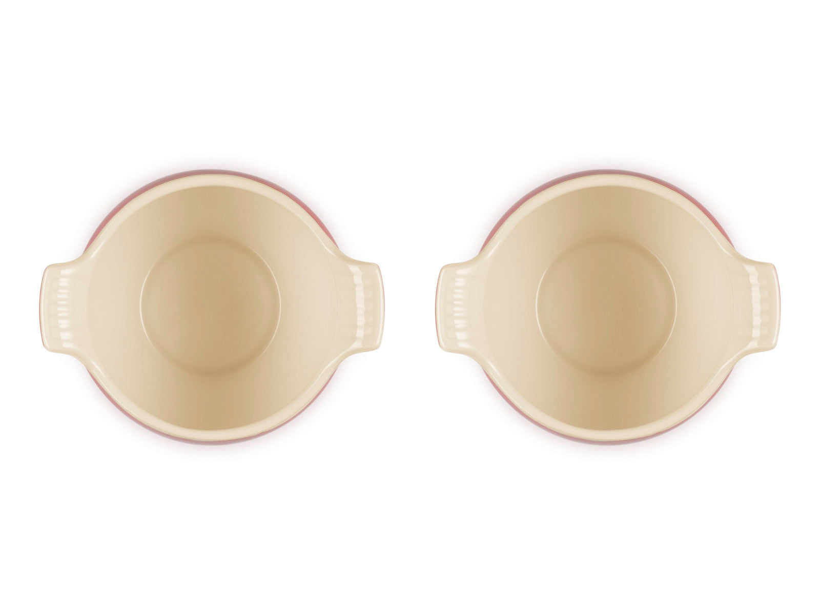 Le Creuset Suppenterrine Tradition kirschrot 0,6l 2er Set Freisteller 4