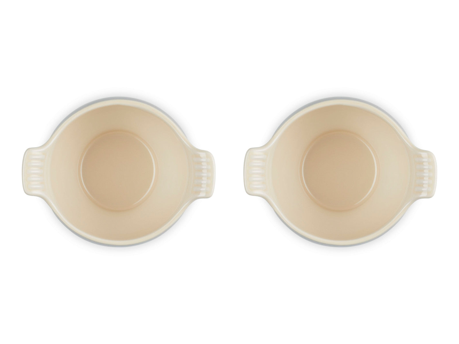 Le Creuset Suppenterrine Tradition flint 0,6l 2er Set Freisteller 4