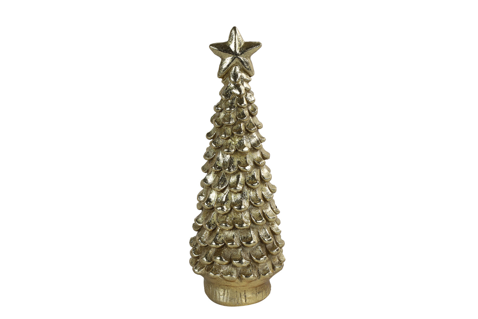 Decostar Weihnachtsbaum Donni M gold 20cm Freisteller