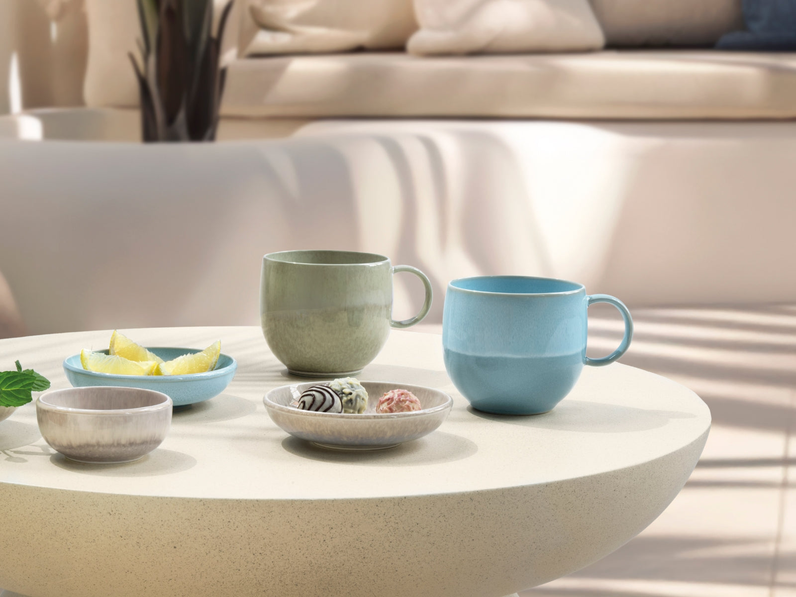 like. by Villeroy & Boch Perlemor Aqua Becher mit Henkel 0,29l - Produktbild 5