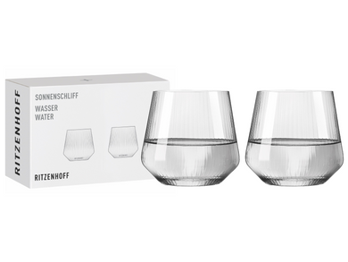 RITZENHOFF Sonnenschliff Wasserglas 2er Set H24 #1 – Tischideen & Ambiente