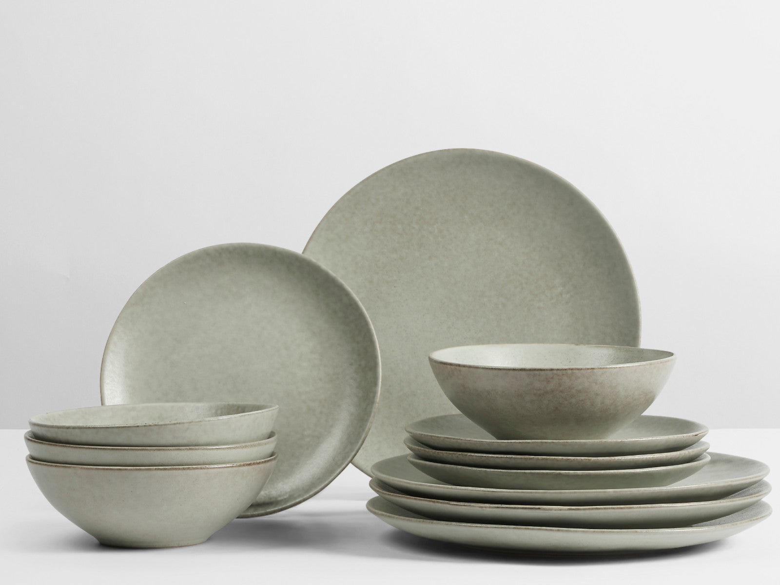 Broste Copenhagen NORDIC MARSH Geschirrset mittag für Vier 12tlg Freisteller 2