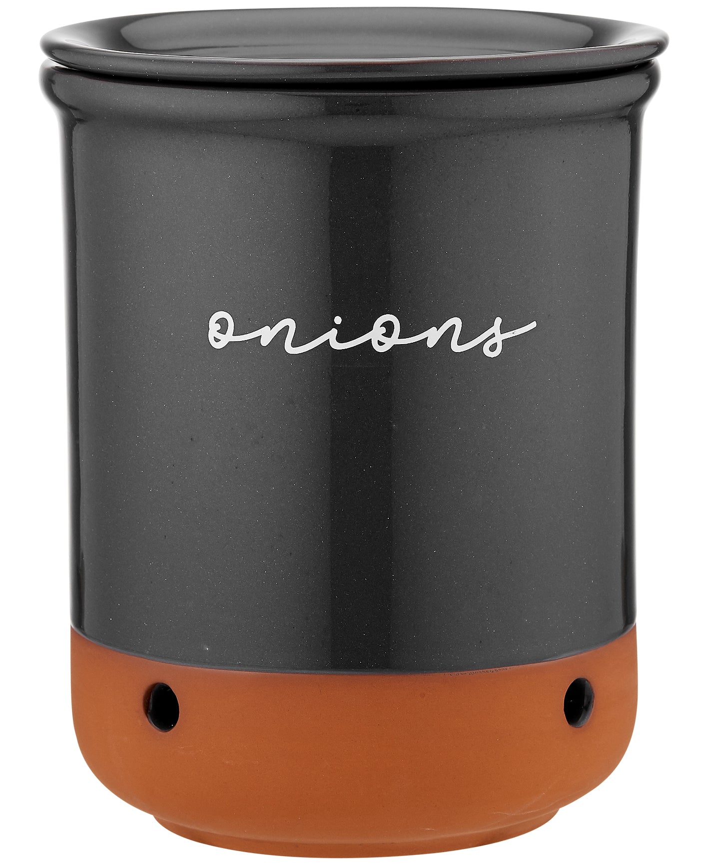 ladelle Eco Zwiebel Topf anthrazit 16,5cm Freisteller  1