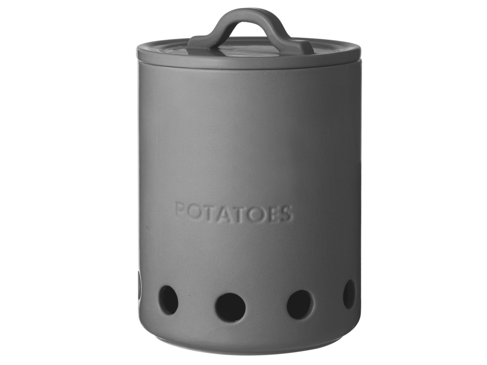 ladelle ESSENTIALS Kartoffel Topf anthrazit 20cm Freisteller 1