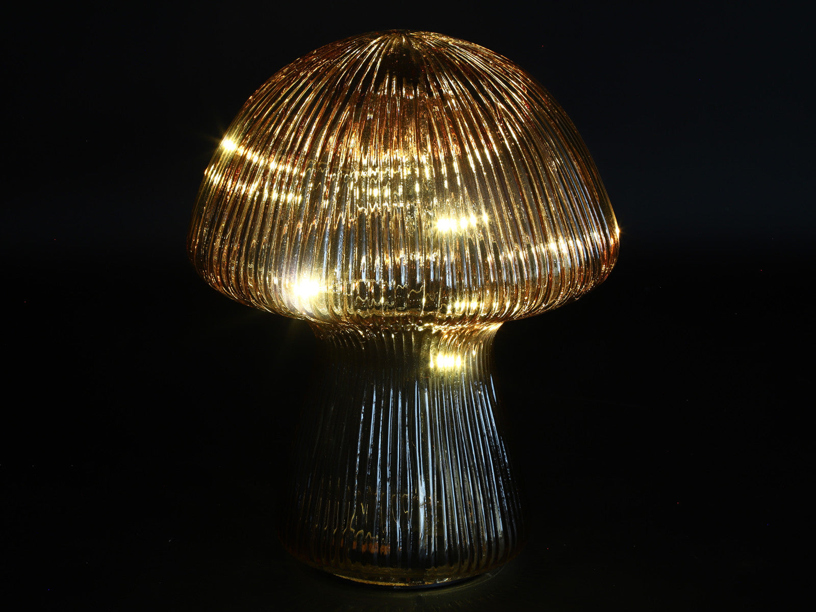 Decostar Tischlampe LED Champy L braun 20cm Freisteller 