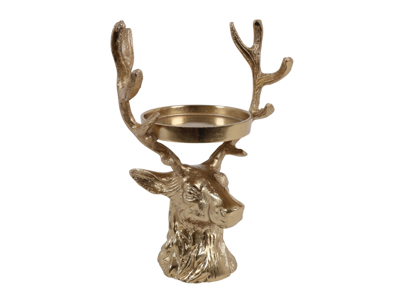 Decostar Kerzenhalter Hirsch Xari M gold 28cm - Produktbild 1