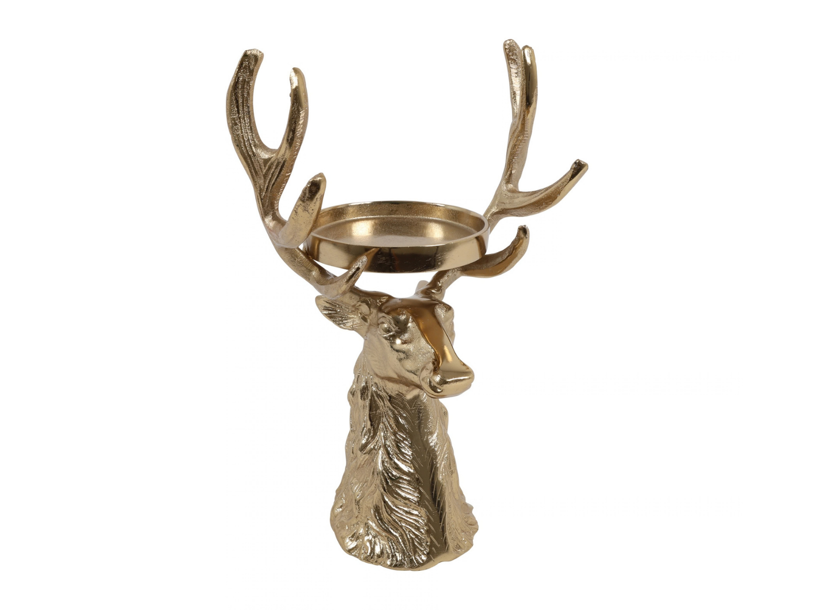 Decostar Kerzenhalter Hirsch Xari L gold 32cm - Produktbild 1